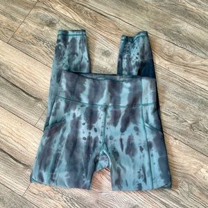 lululemon athletica Blue Tie-Dye Leggings
